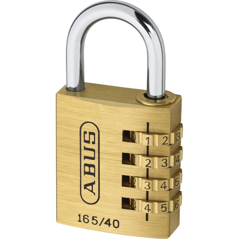 Abus 165 40 Messing Hangslot Met Cijfercode Slotenonline