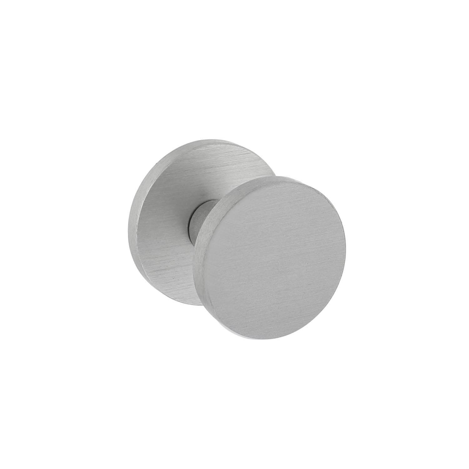 deeltje Ontdooien, ontdooien, vorst ontdooien nog een keer Intersteel Deurknop Rond diameter 55 mm eenzijdige montage aluminium