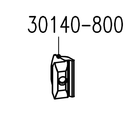 Sobinco 30140-800 sluitstuk voor Chrono raambeslag