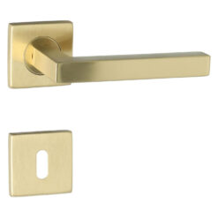 HDD PRO 6.397.050 deurkruk Kubic shape - Mat koper - Rozet met sleutelopening