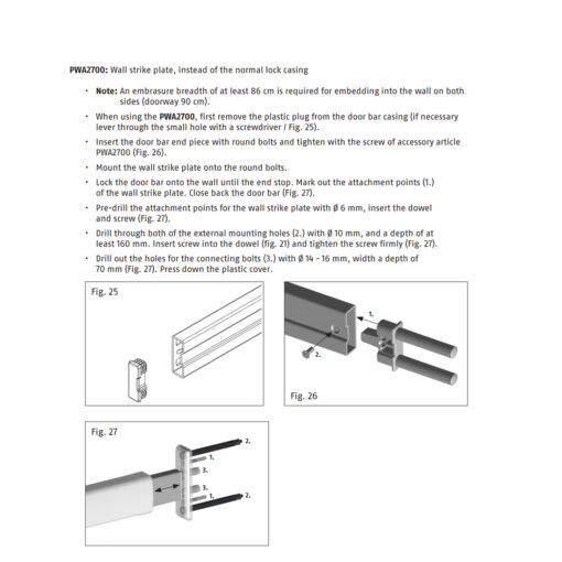 ABUS-PWA2700 - Montagehandleiding