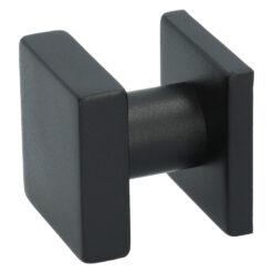 HDD deurknop Top Carre zwart structuur_1