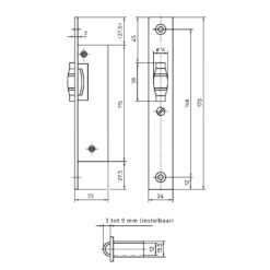 KFV 78 rolslot snapslot - Technische tekening