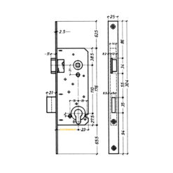 Litto A2609 - Technische tekening