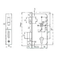 Bever-300P-Technische-tekening