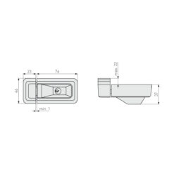 Abus 3010 - Technische tekening