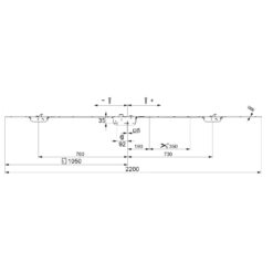 MACO A-TS 245000 automatische meerpuntssluiting - Technische tekening