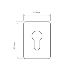 Slotenonline Kleefrozet - Type 1 - Technische tekening