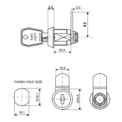 Euro-Locks-B671-met-rechte-lip-Technische-tekening