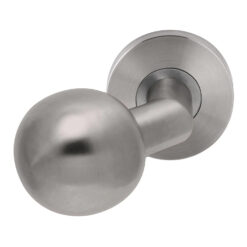 Artitec Artitec Schuine verkropte bolknop - Zonder nokken - RVS