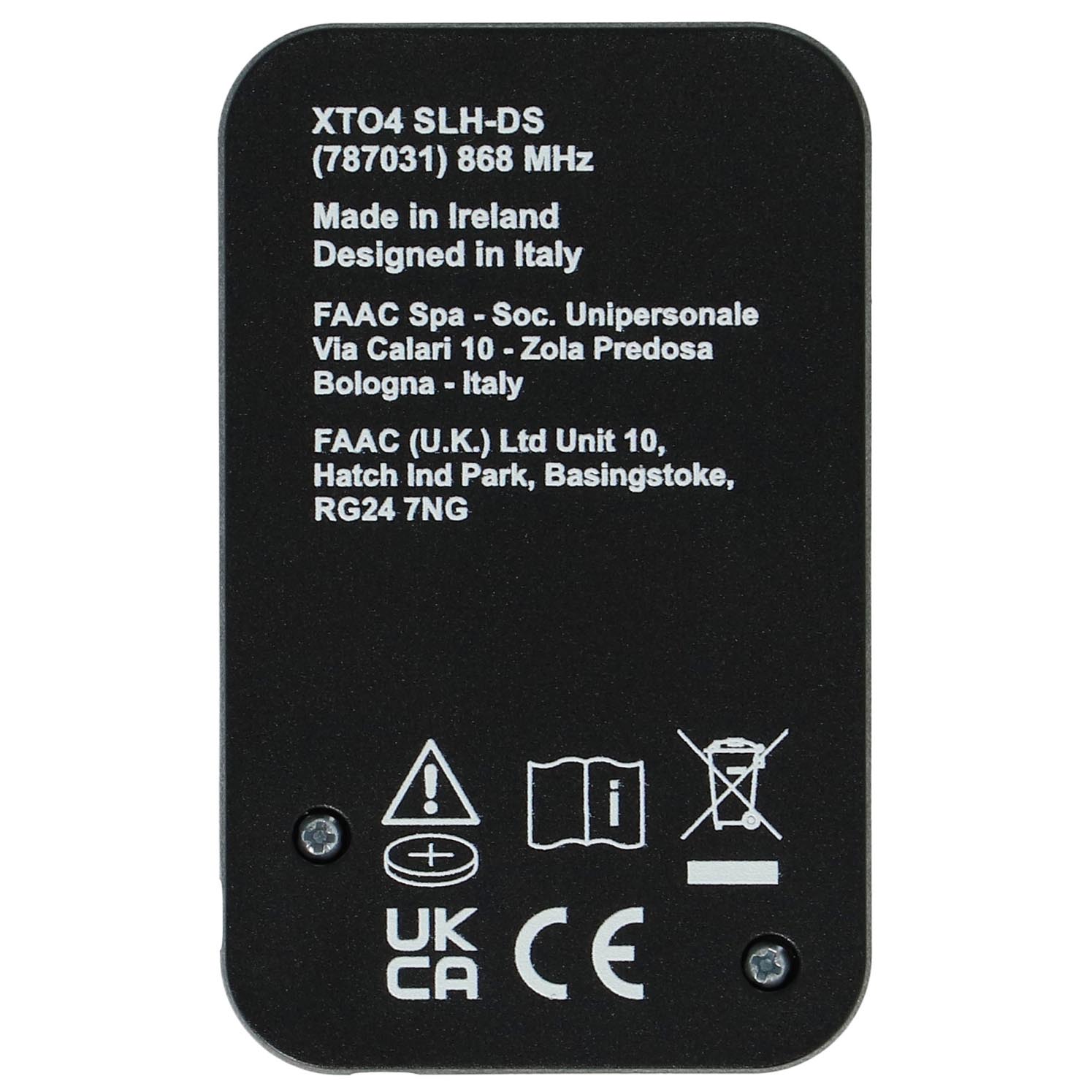 FAAC Zender XTO4 SLH-DS_1