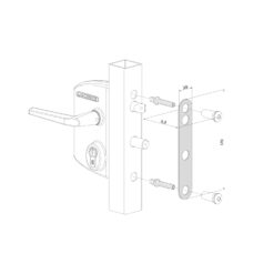 Locinox Lock Guide 4060 - Montage