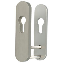 Dieckmann rozet onder slot 8905 inox-look F9