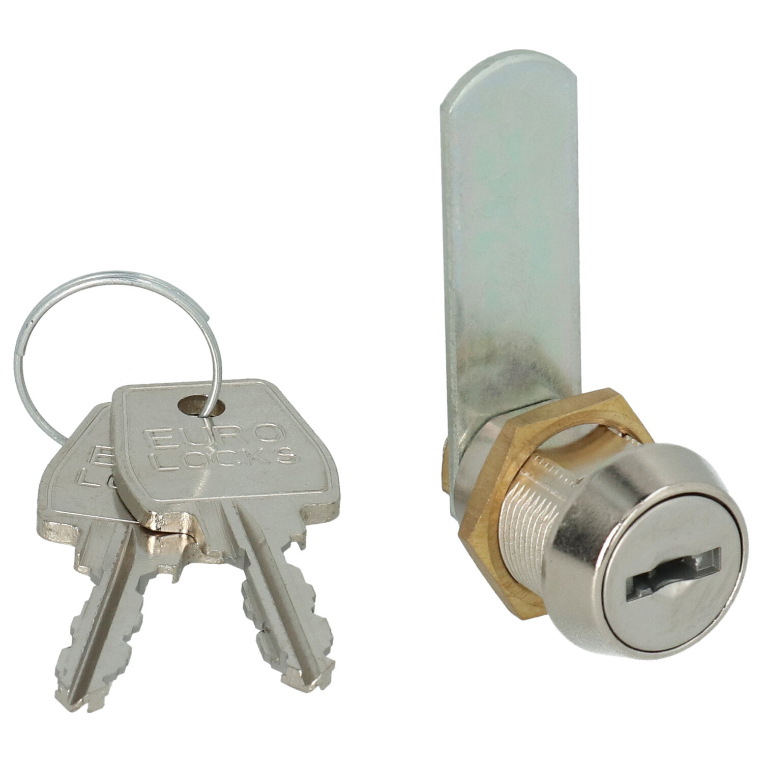Euro-Locks 0806 schroefcilinder 20 mm met rechte lip